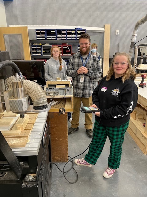 8th grade visits Bath Tech