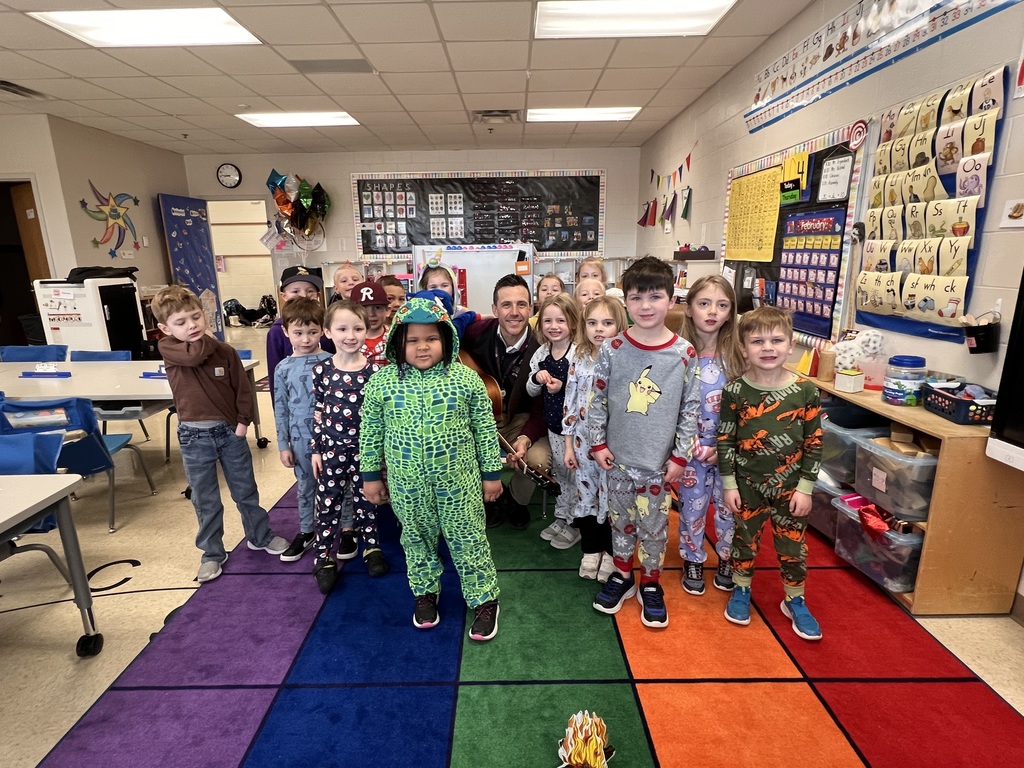 Students with Mr. Larson