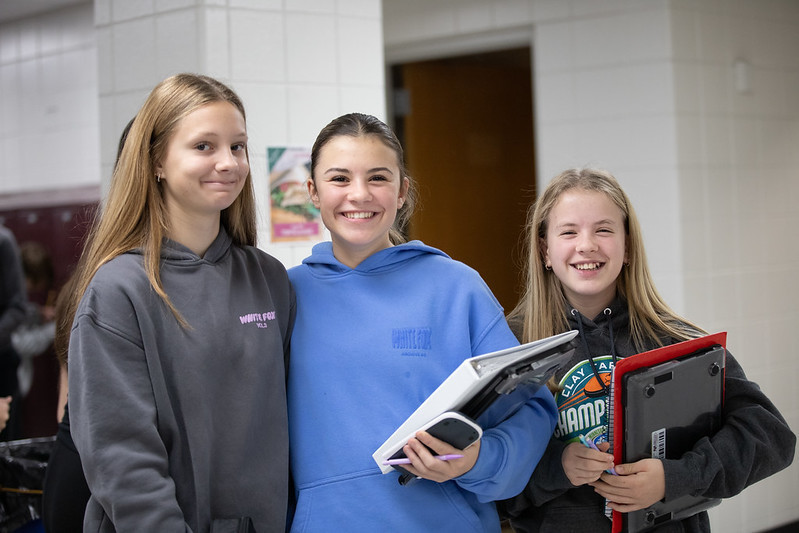 Smiling students
