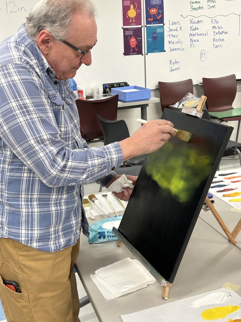 Bob ross painting