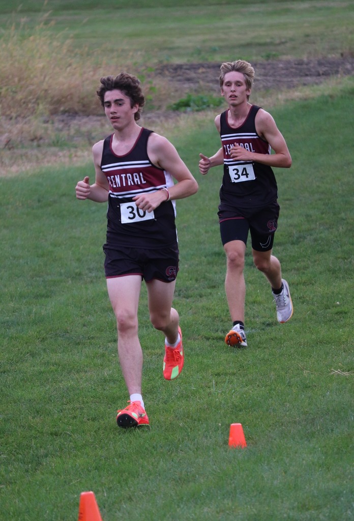 students running
