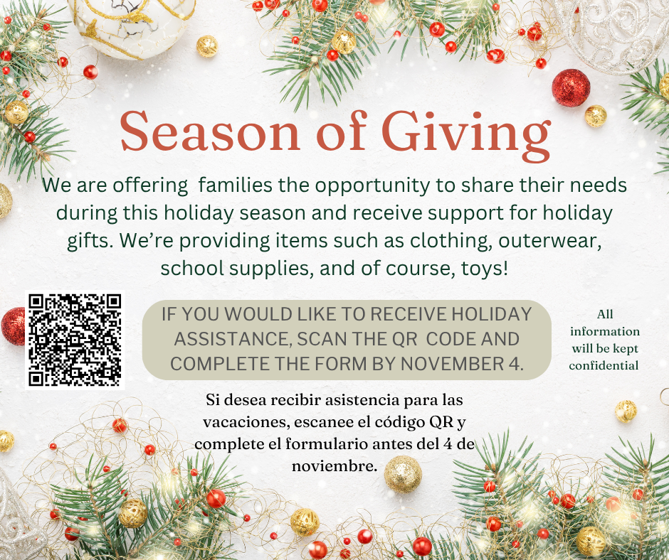 season of giving, sign up by nov. 4