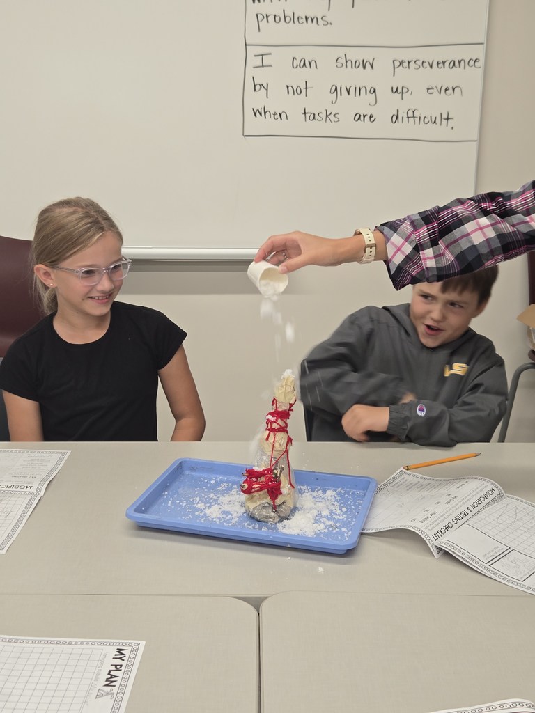 fourth grade students building shelters