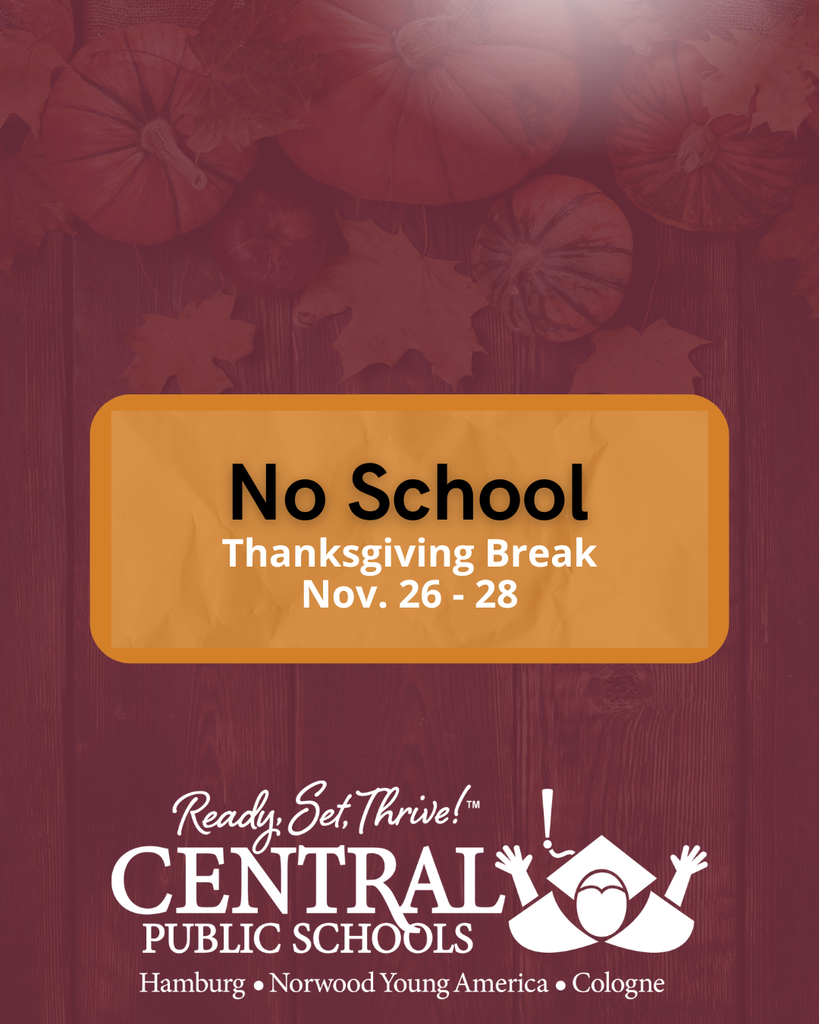 no school, thanksgiving break, nov. 26-28