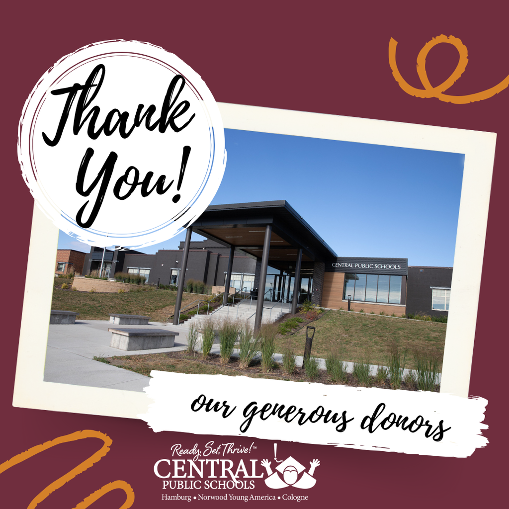 thank you to our generous donors, central public schools