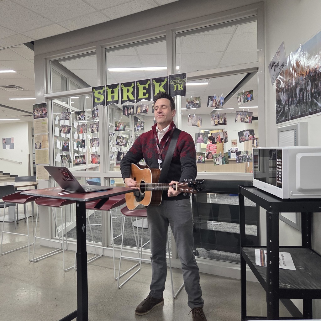 Our own personal in-house musician 