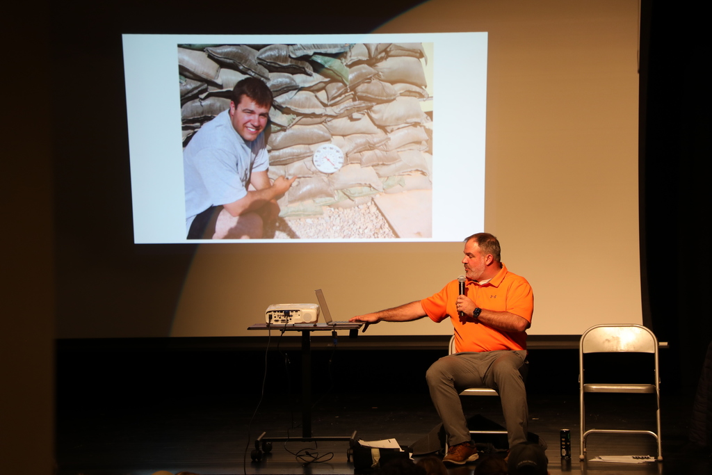 A military vet speaks about his experience during active duty