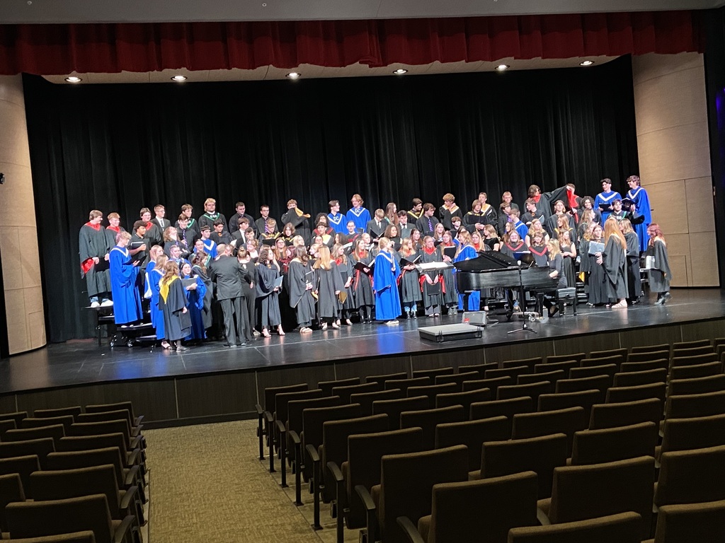 choir students on stage