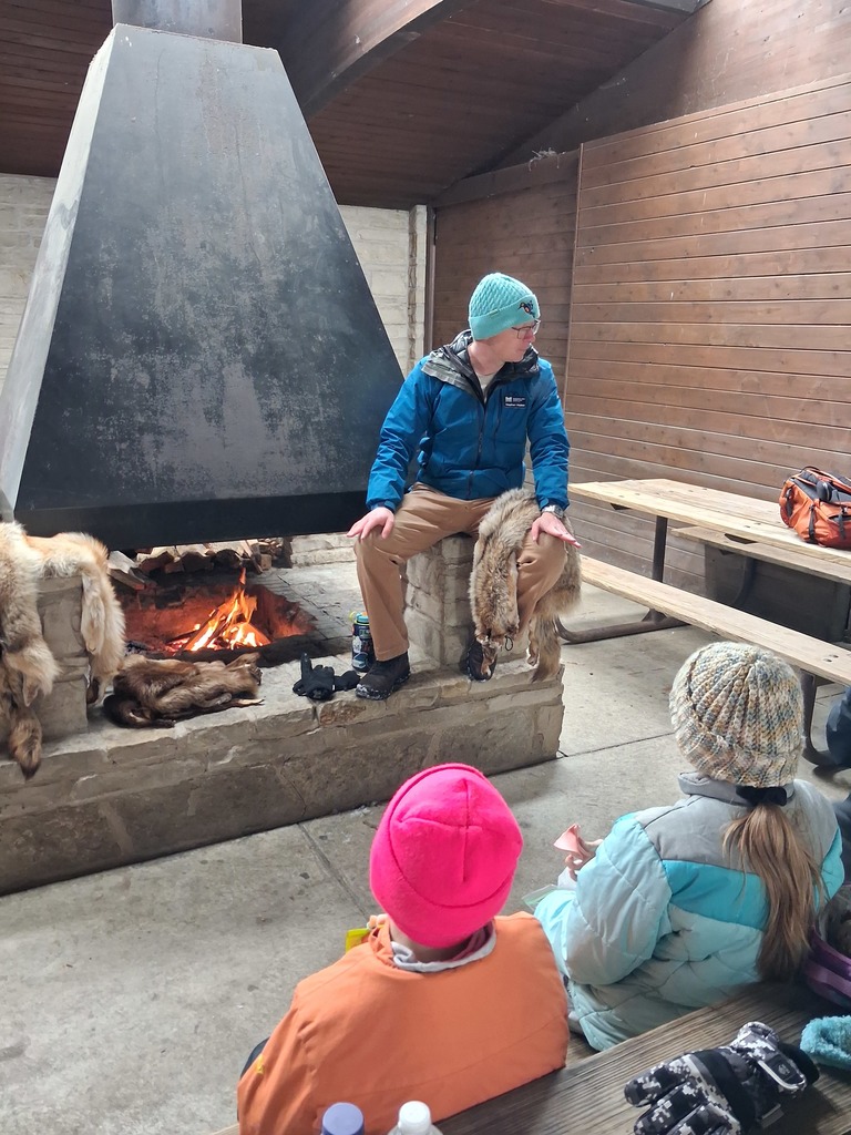 students listening to speaker