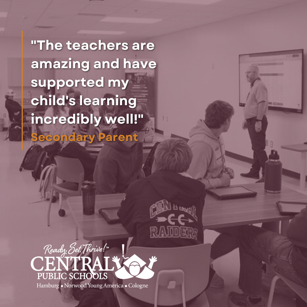 the teachers are amazing and have supported my child's learning incredibly well, secondary parent