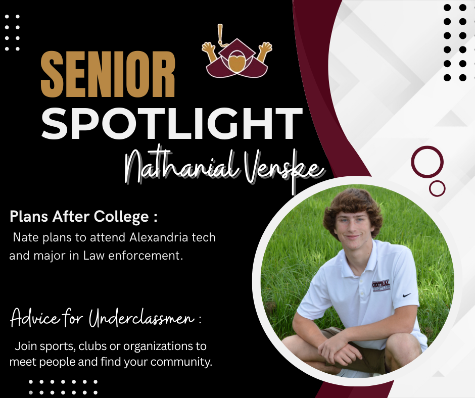 senior spotlight, nathanial venske