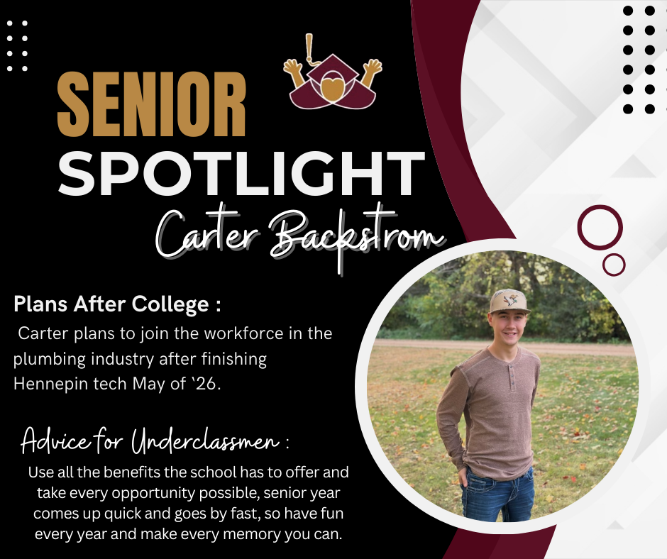 senior spotlight carter backstrom