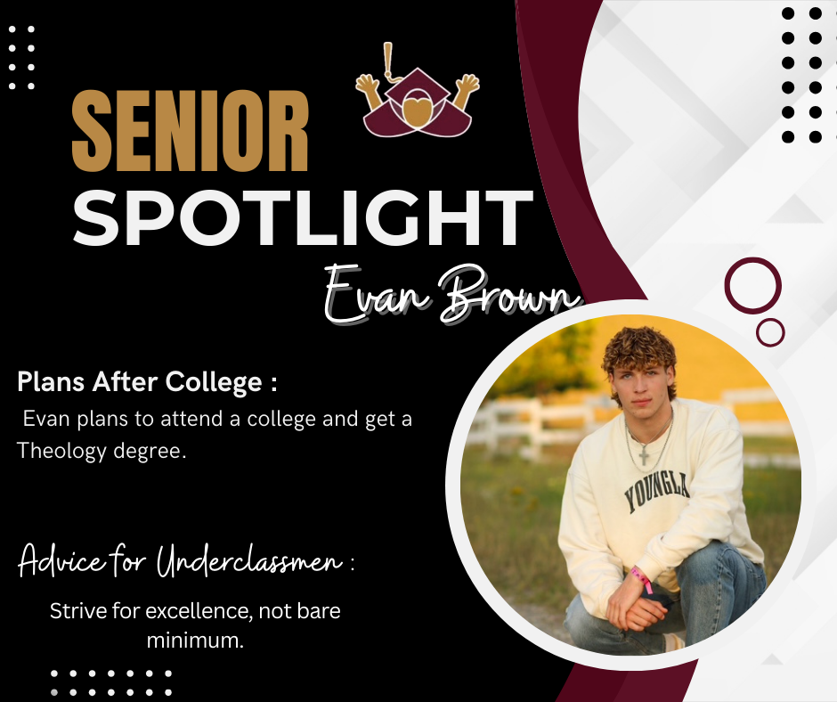 senior spotlight evan brown