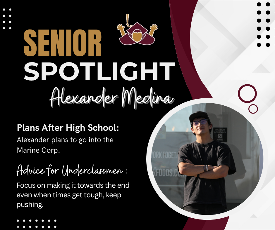 senior spotlight, alexander medina