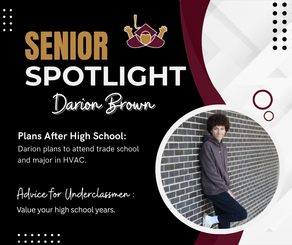 senior spotlight darion brown