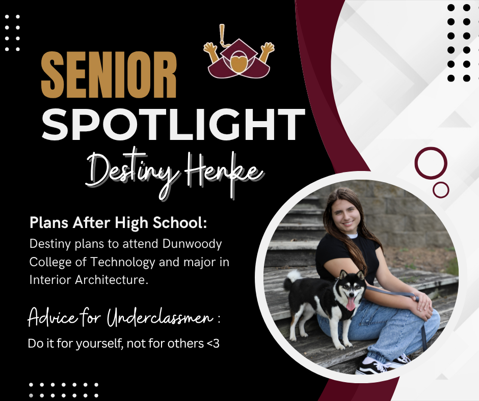 senior spotlight destiny henke