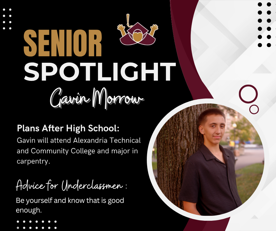 senior spotlight gavin morrow