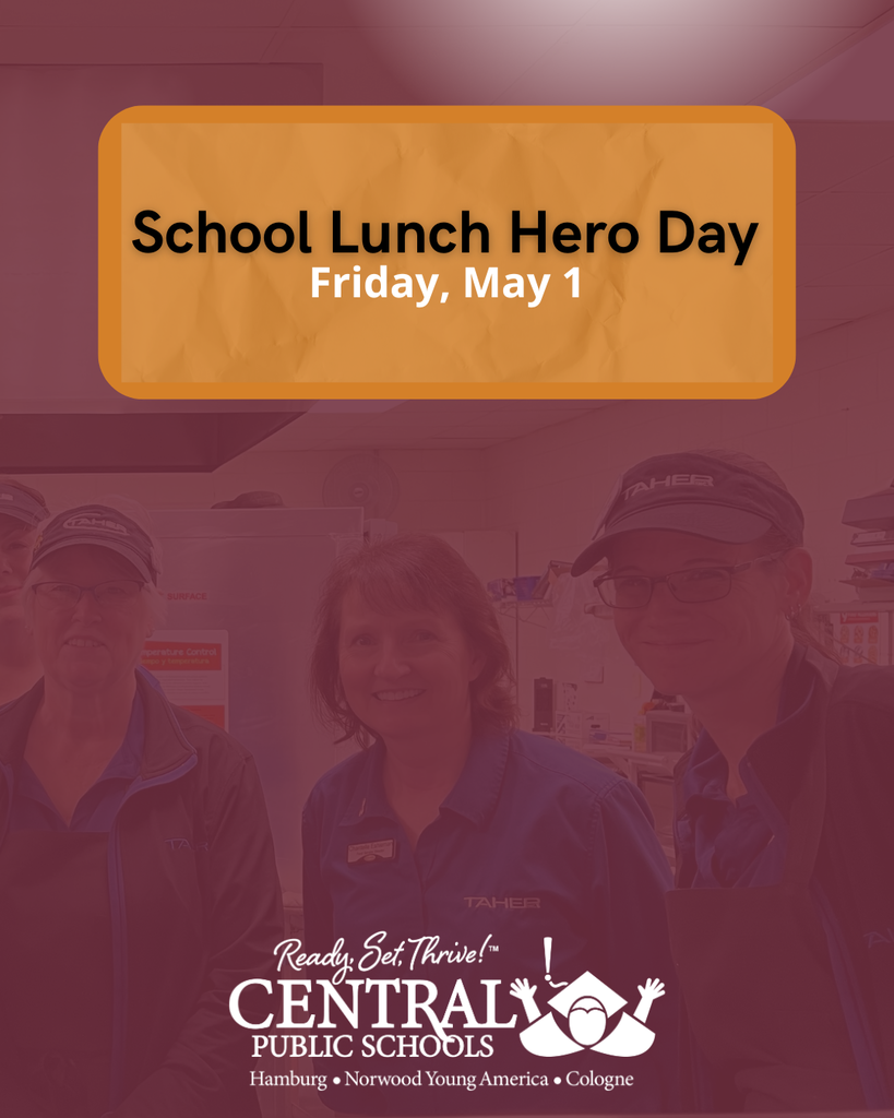 School Lunch Hero Day Friday May 1