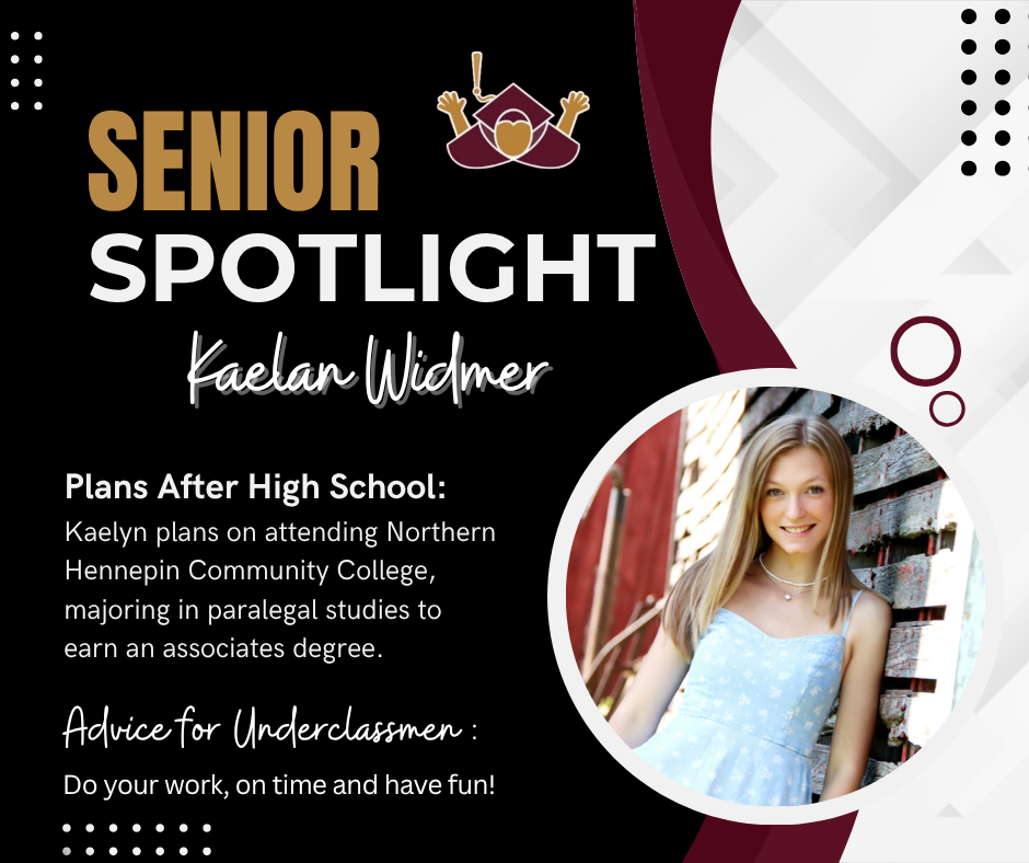 senior spotlight kaelan widmer