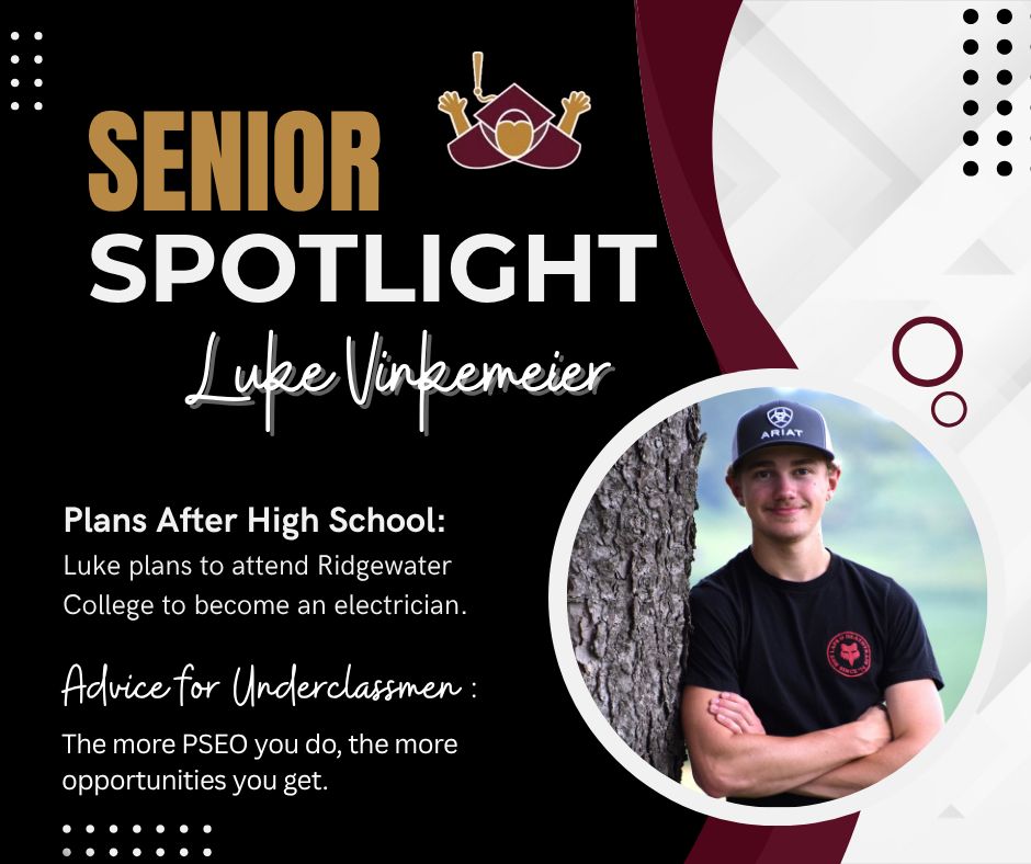 senior spotlight luke vinkemeier