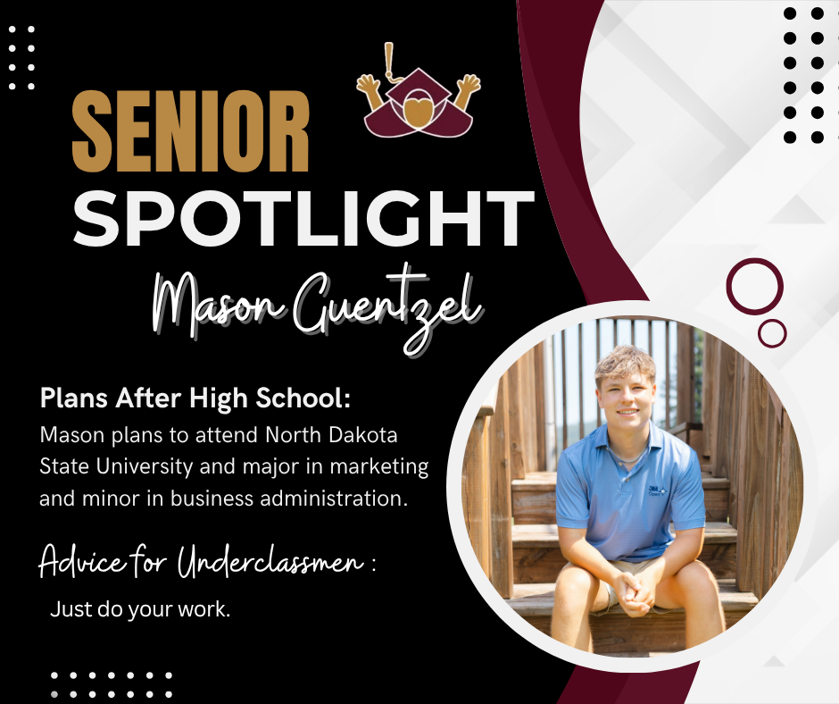 senior spotlight mason guentzel