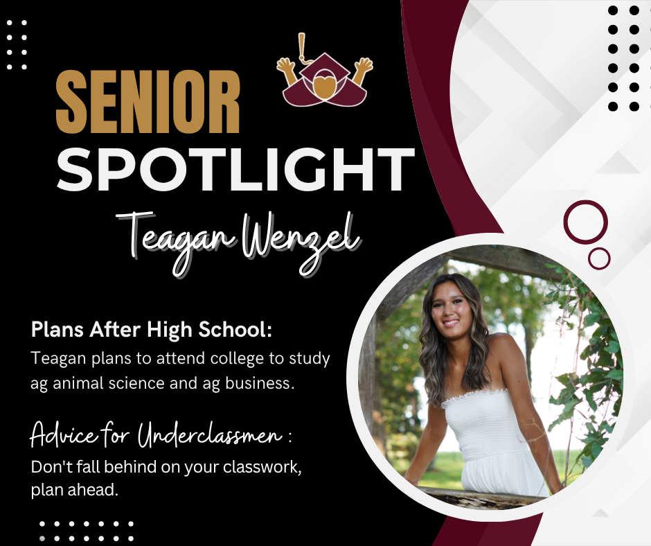 senior spotlight teagan wenzel