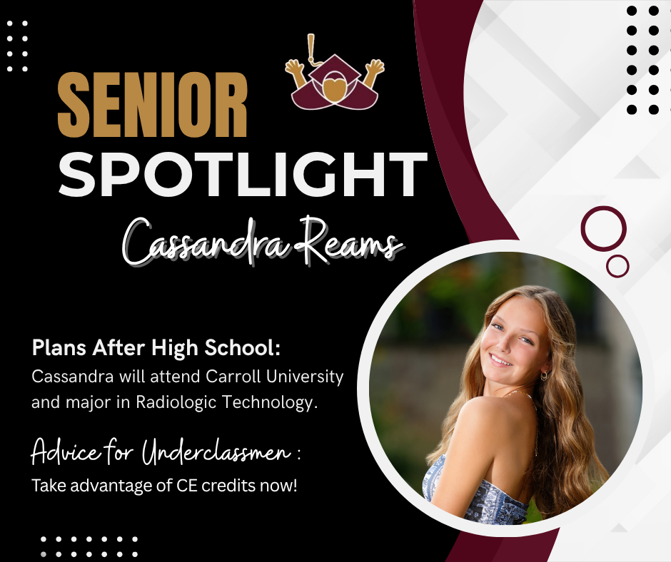 senior spotlight cassandra reams
