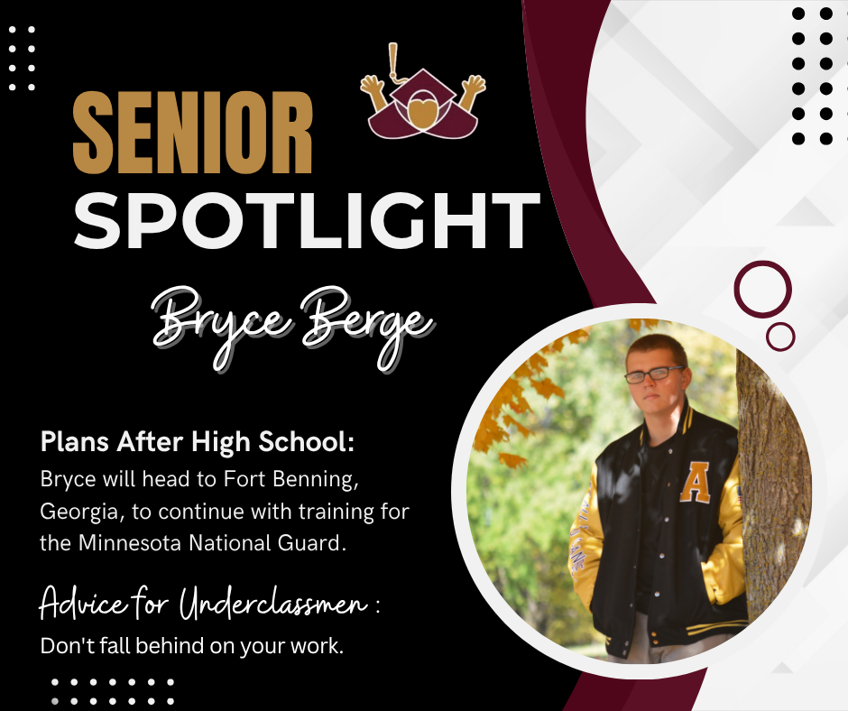 senior spotlight bryce berge