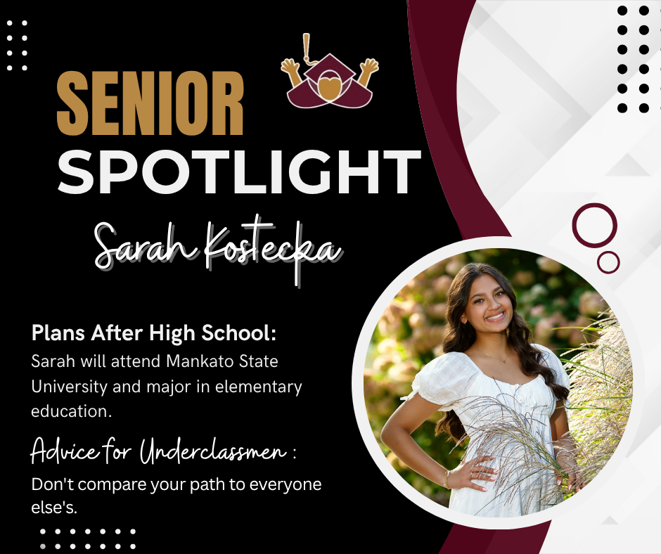 senior spotlight, sarah kostecka