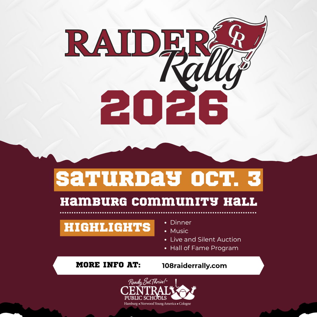 raider rally 2026, oct. 3, more info at 108raiderrally.com