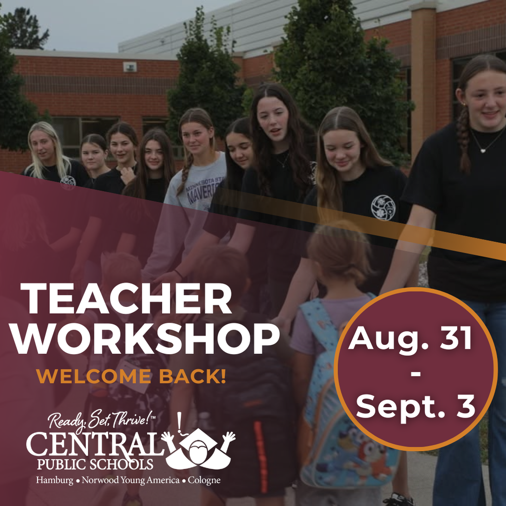 teacher workshop, welcome back, aug. 31-sept. 3
