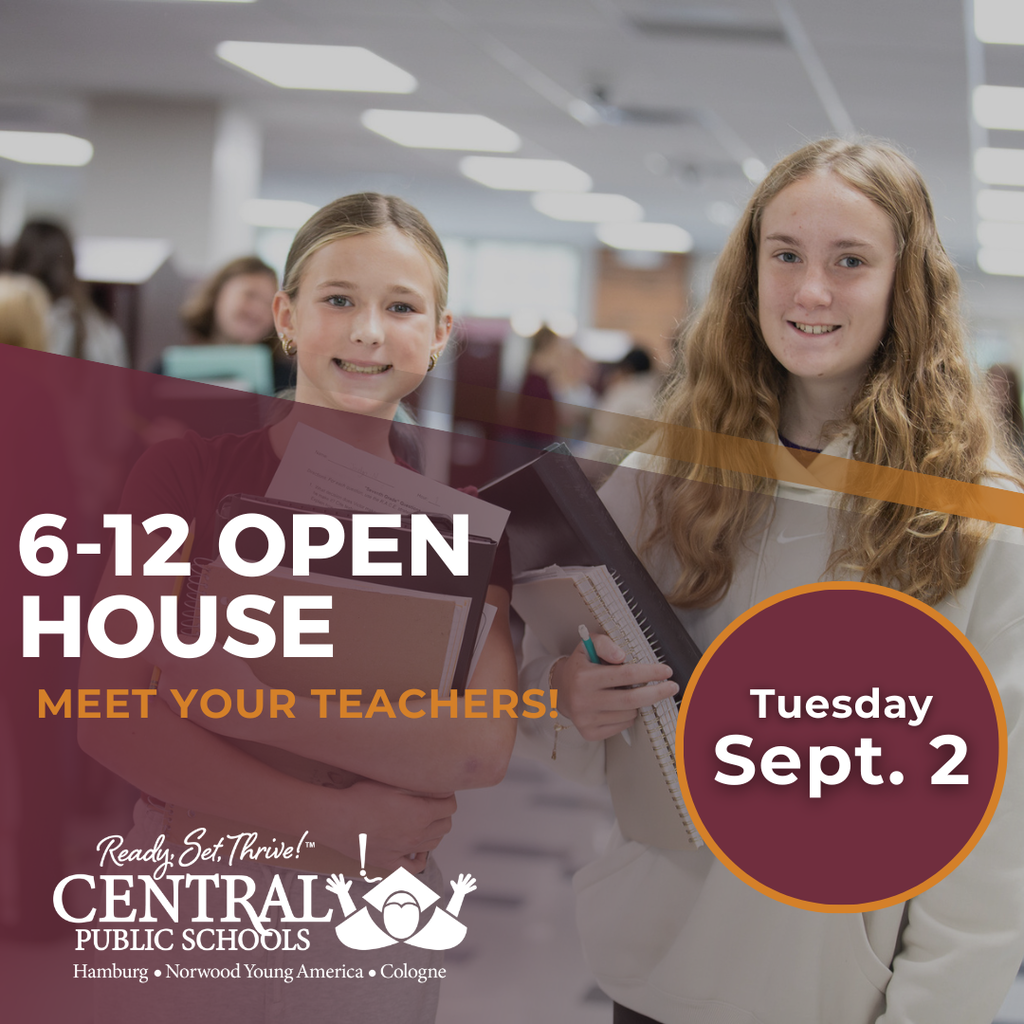 6-12 open house, meet your teachers, sept. 2