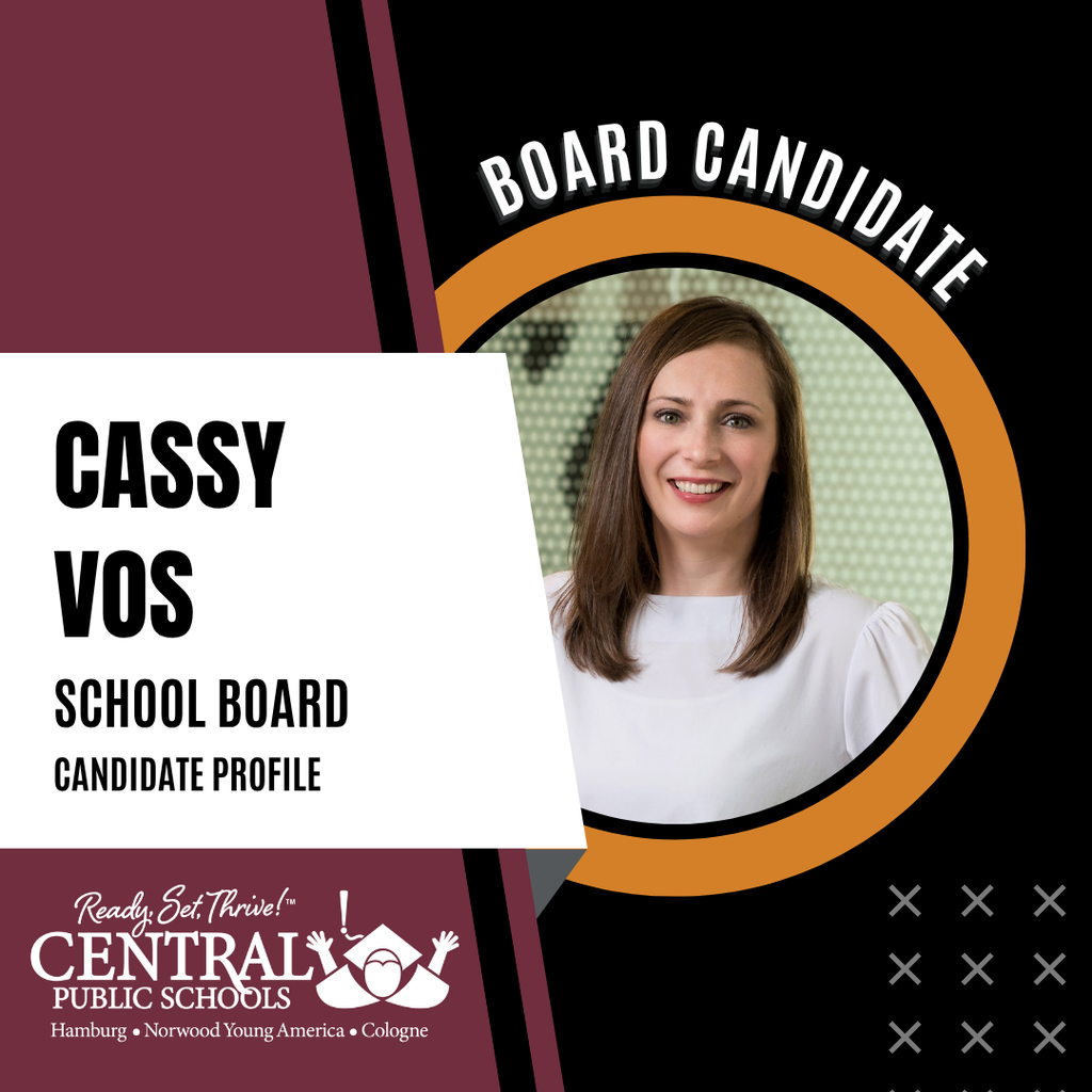 board candidate, cassy vos, school board candidate profile