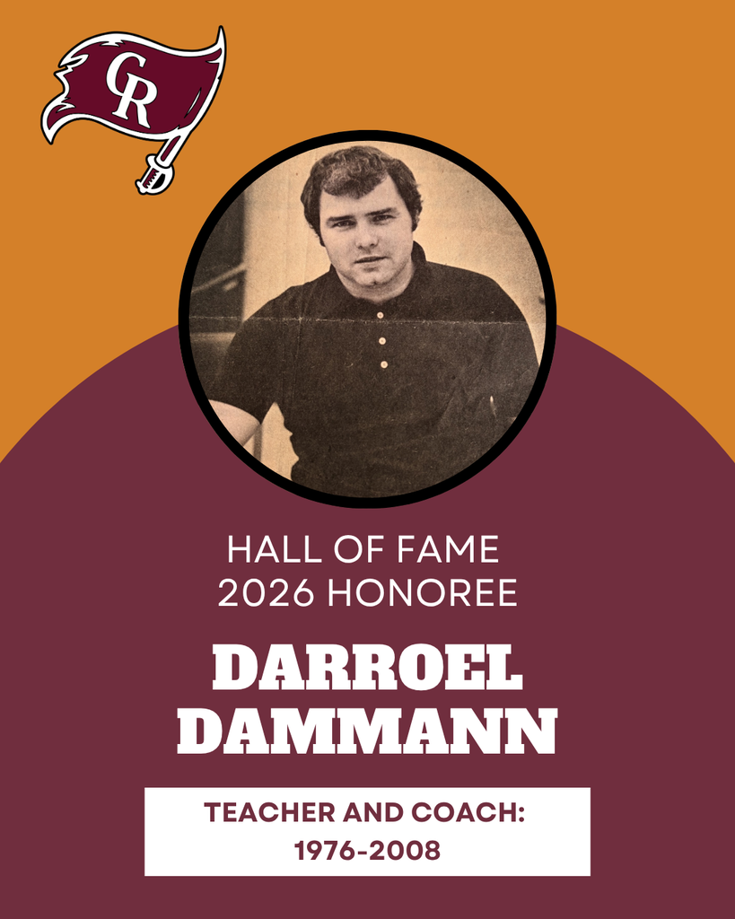 hall of fame 2026 honoree darroel dammann, teacher and coach 1976-2008