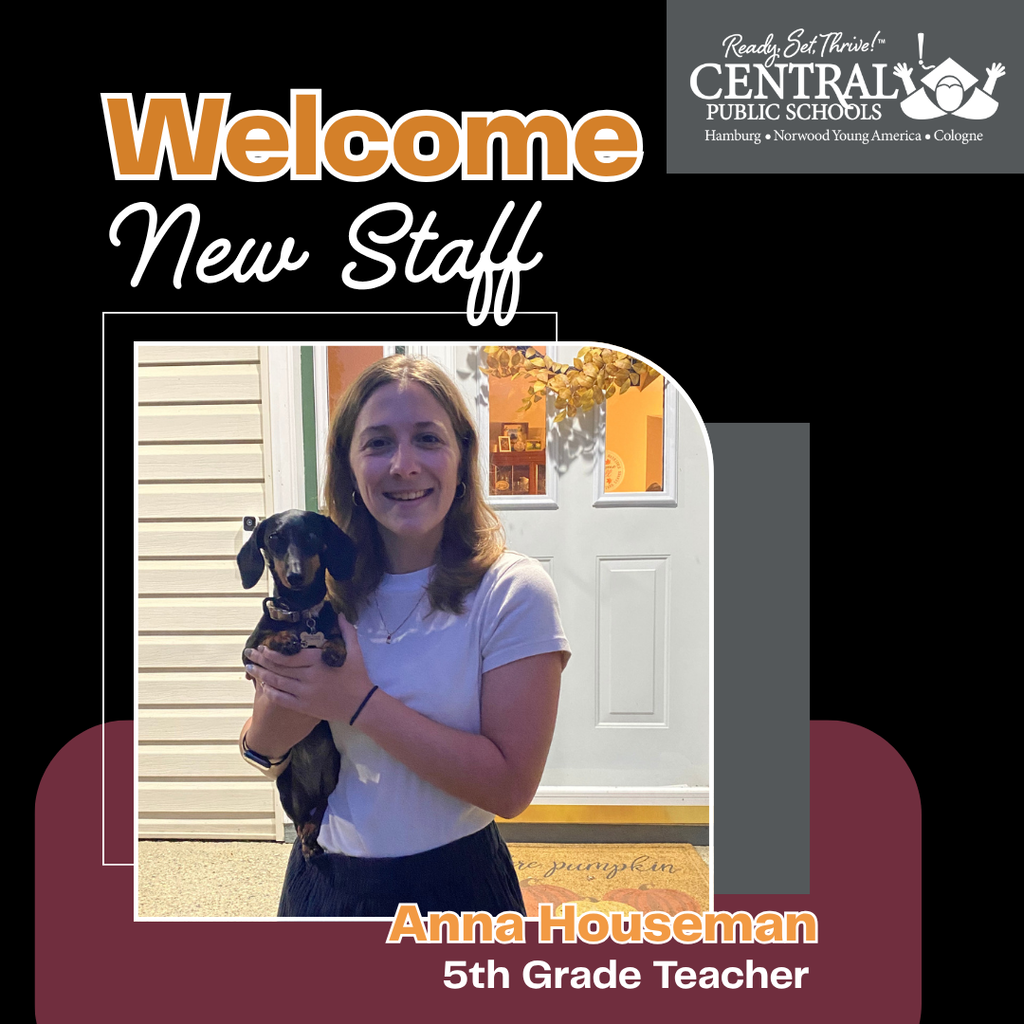 welcome new staff, anna houseman, 5th grade teacher