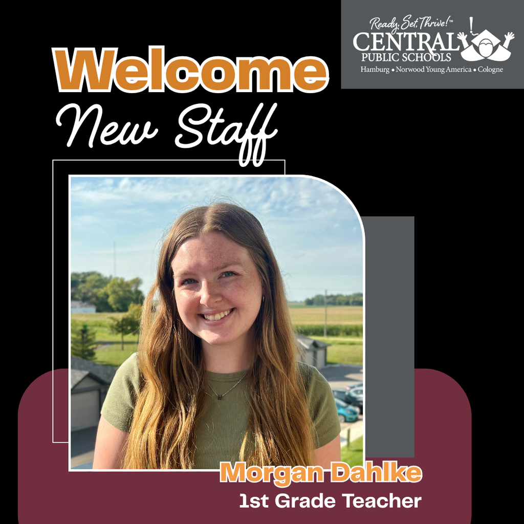 welcome new staff, morgan dahlke, first grade teacher