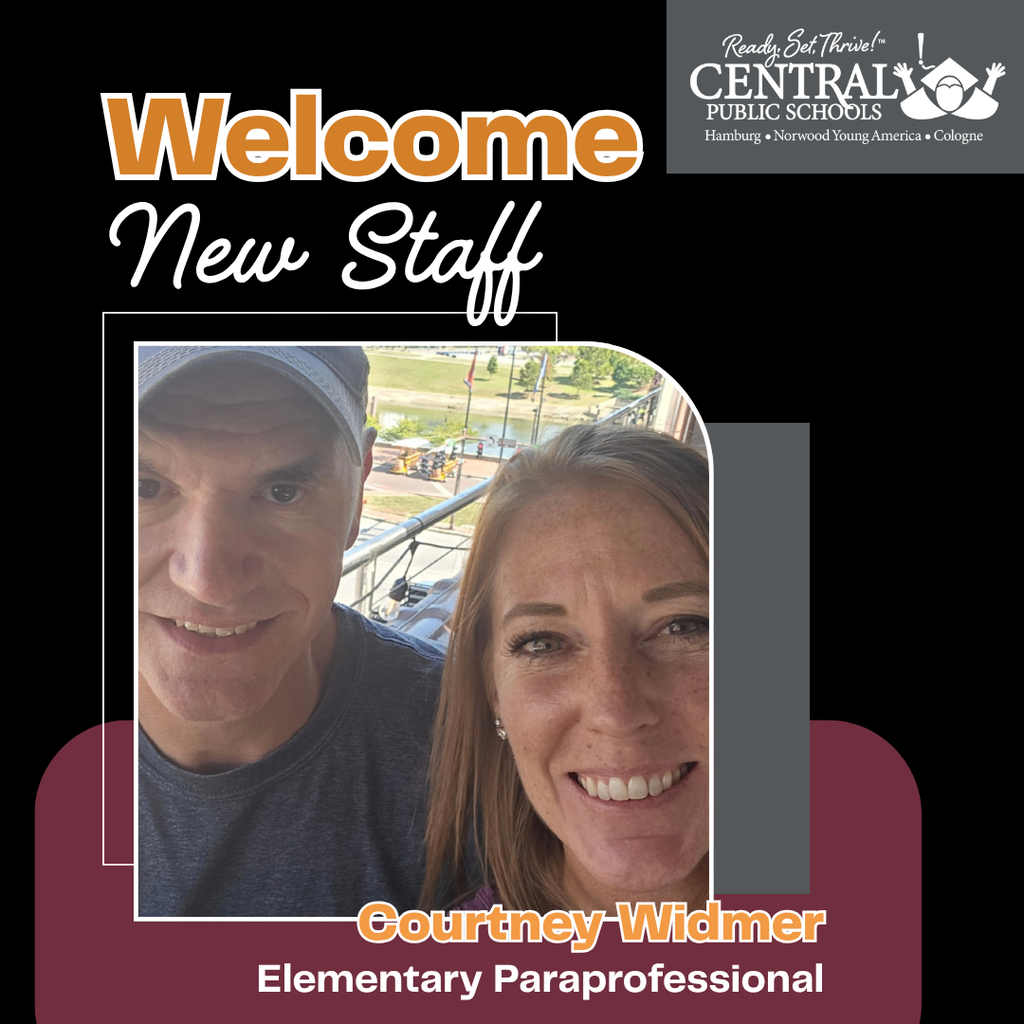 welcome new staff, courtney widmer, elementary paraprofessional