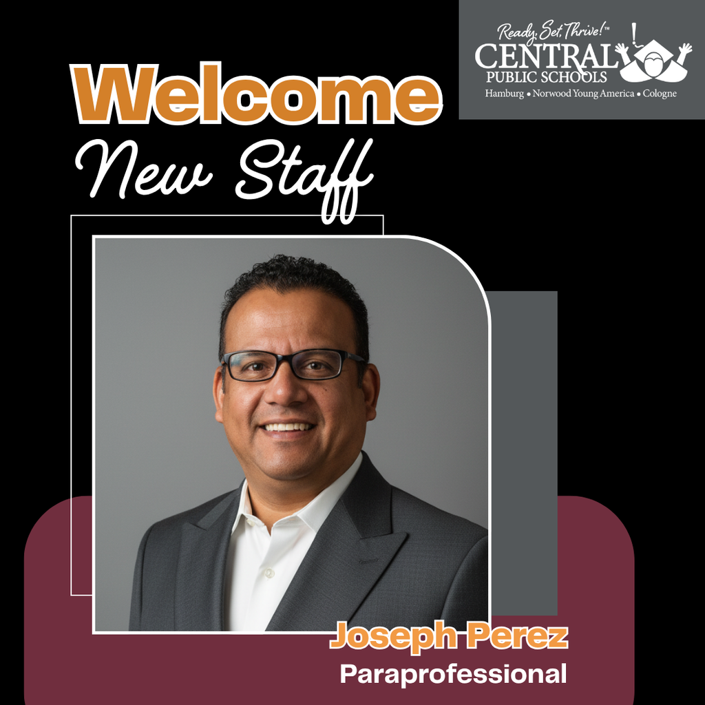 welcome new staff, joseph perez, paraprofessional