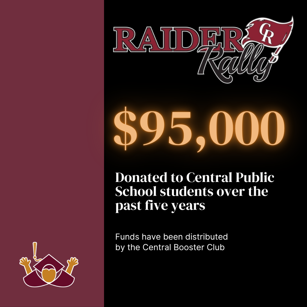 $95,000 donated to central public school students over the past five years