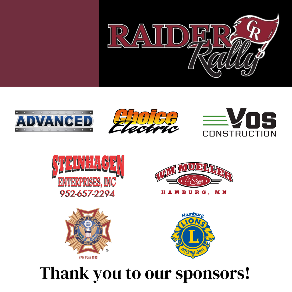 raider rally sponsors