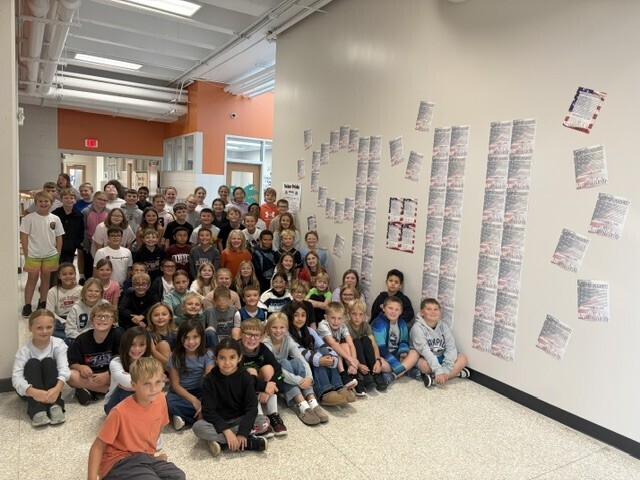 fourth graders 9-11 remembrance project