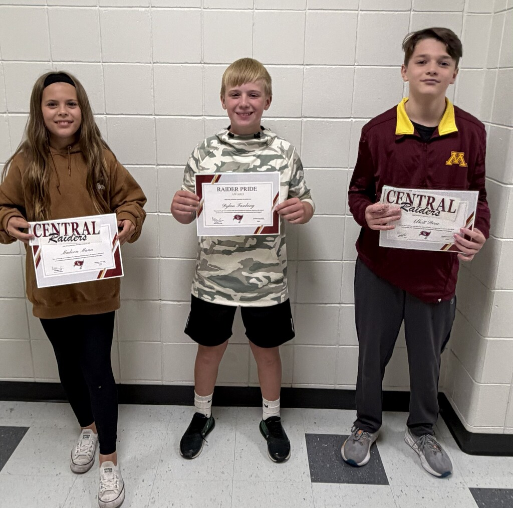 September Award Winners - CMS
