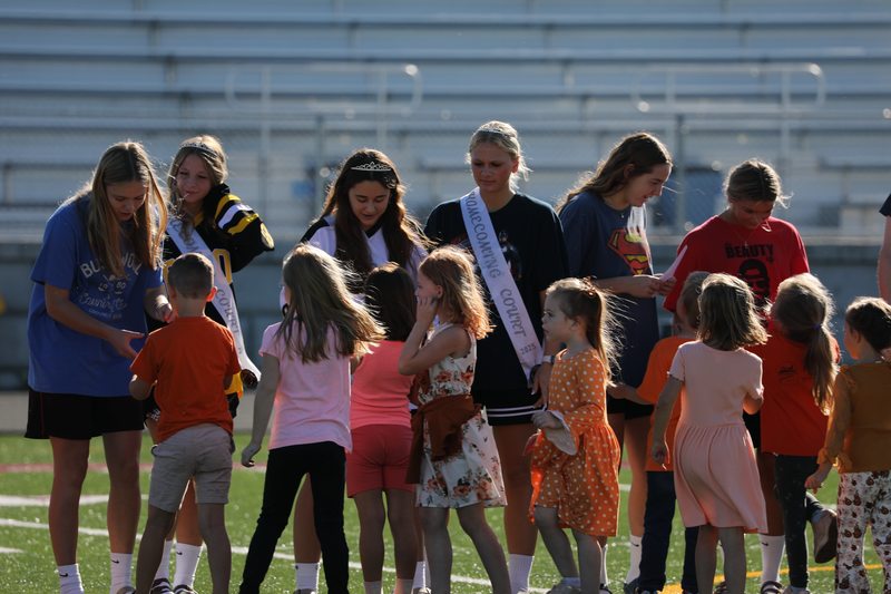 Seniors and kindergarteners