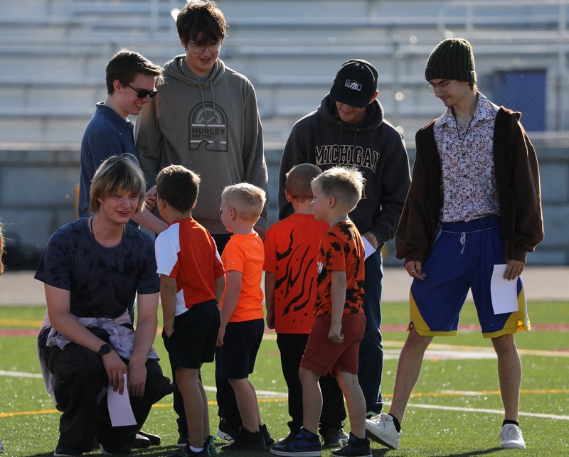 kindergartners and seniors