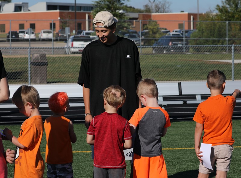 kindergartners and seniors