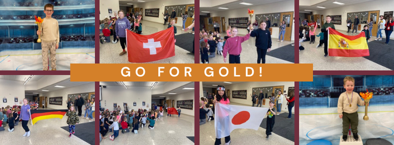 GO for gold Olympic Collage