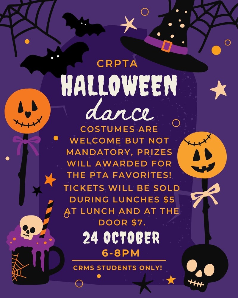 CRPTA Halloween Dance!