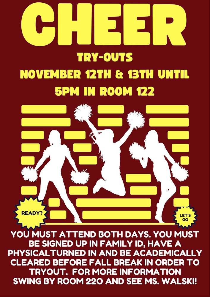 MS Girls CheerleadingTryouts!