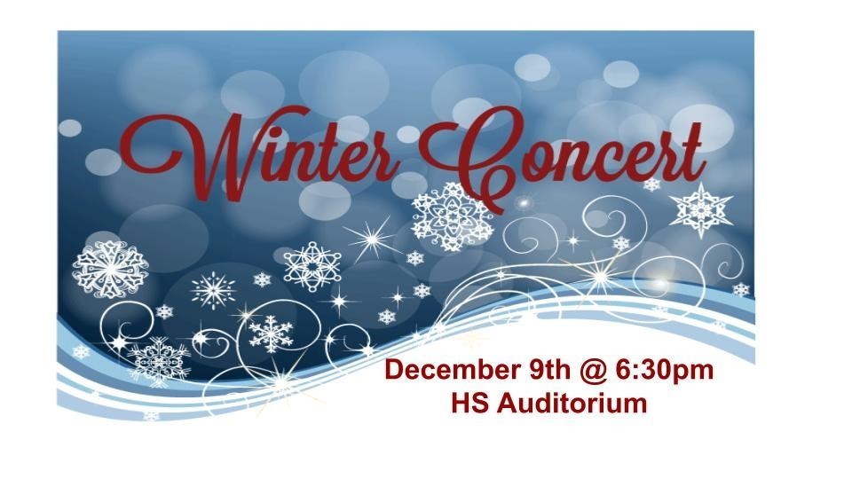 Band & Chorus Winter Concert!