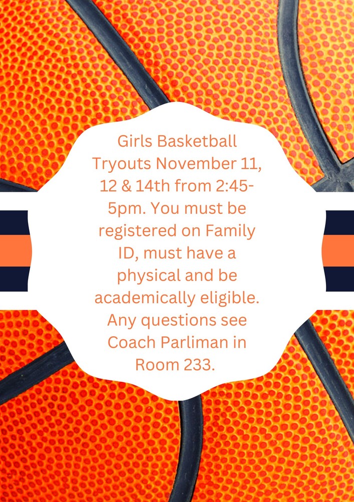 MS Girls Basketball Tryouts!
